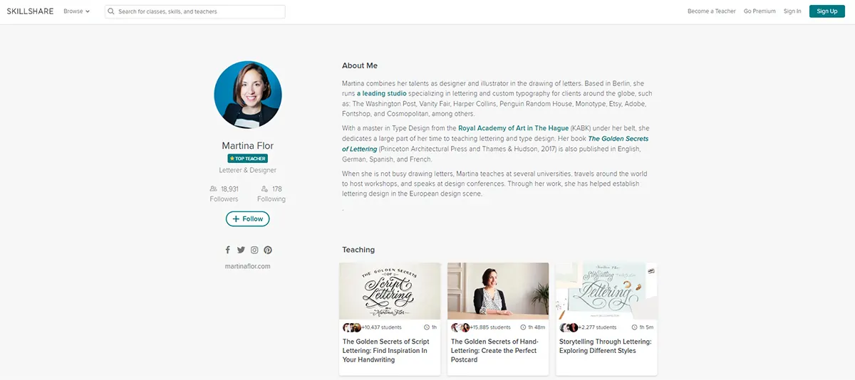 skillshare instructors