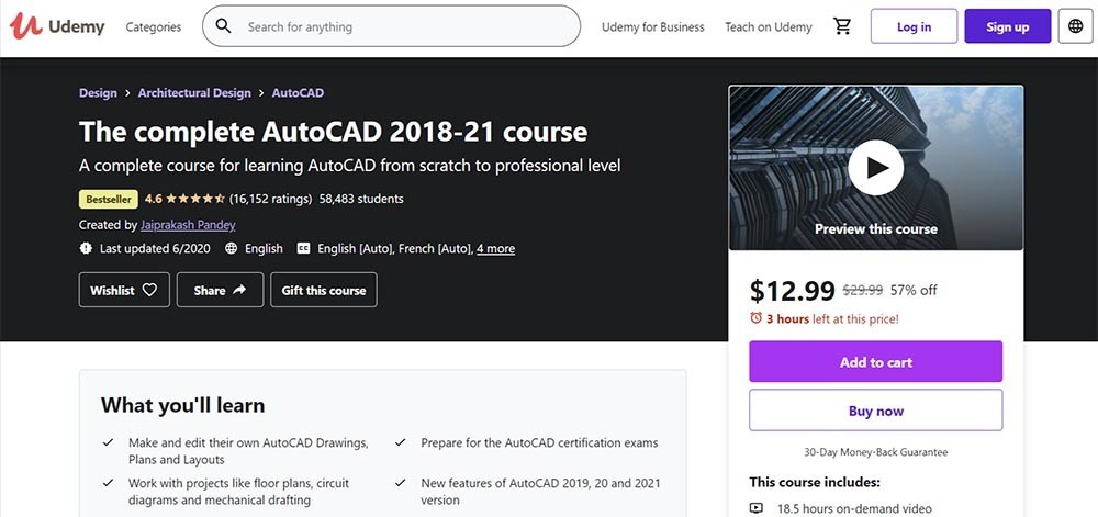 The-Complete-AutoCAD-2018-20-Course-Tutorial-Udemy